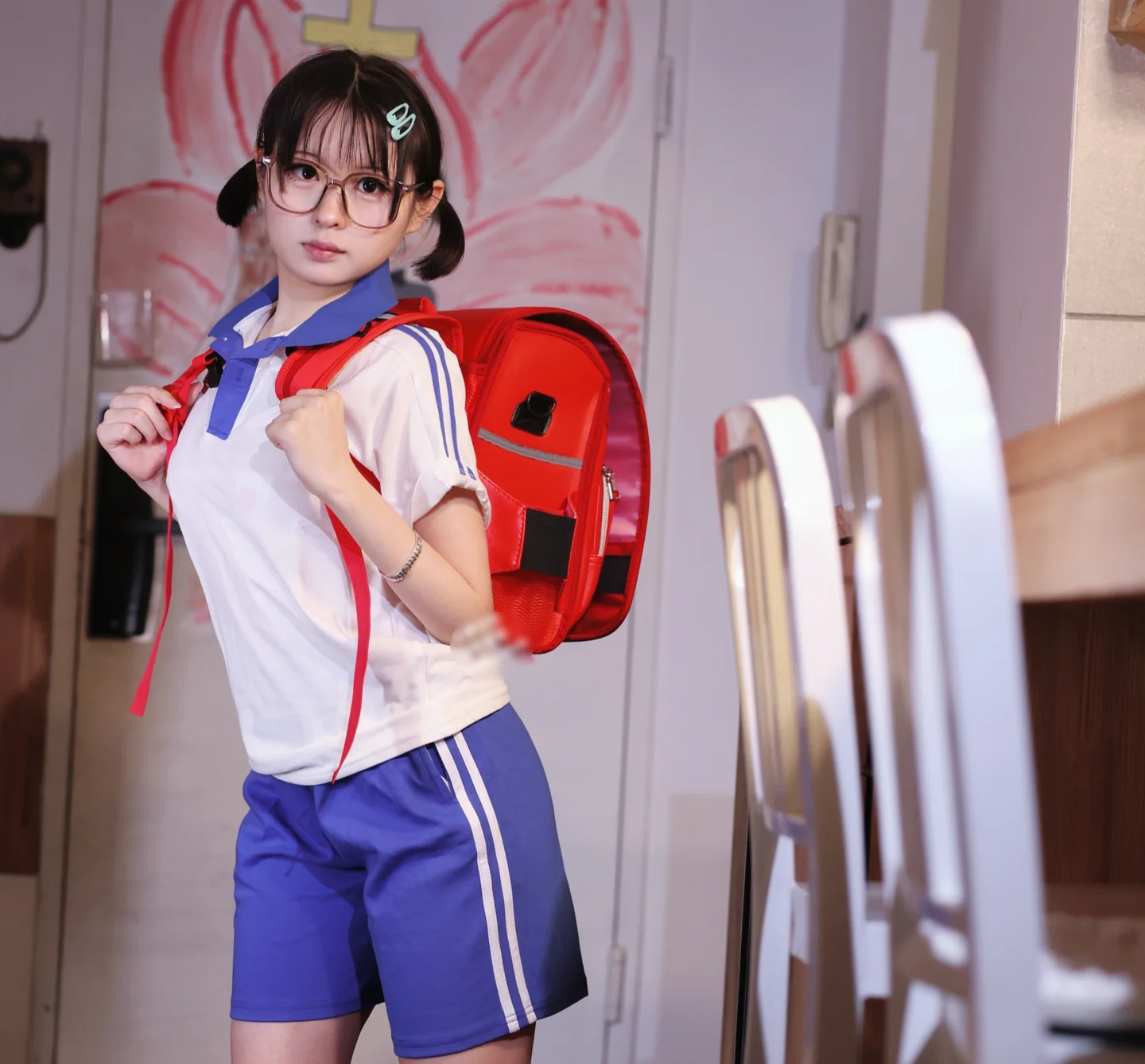 幼水铃衣 – 可爱神 校服双人 [74P-473MB] tg@simisebaisi 【丝足阁】032.webp